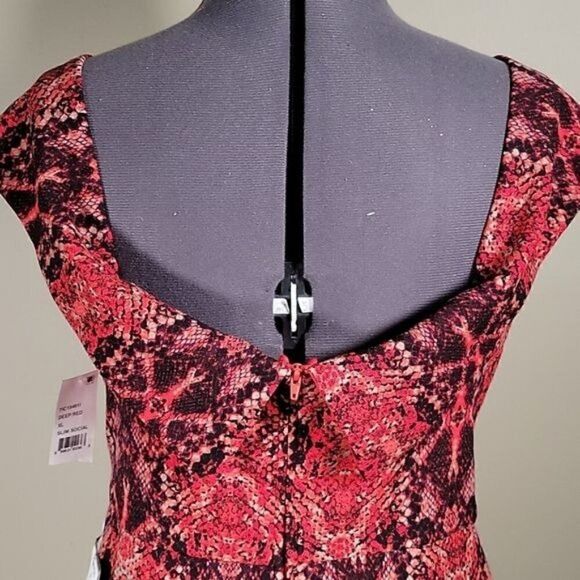 Crystal Doll Off-the-shoulder Mini Dress Sz XL - Picture 5 of 12